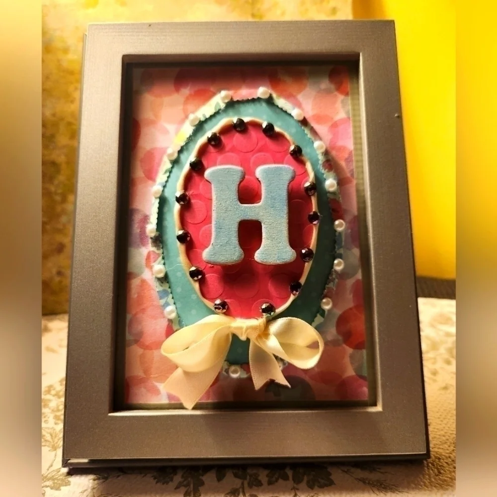 Hand Crafted 3D Initials 